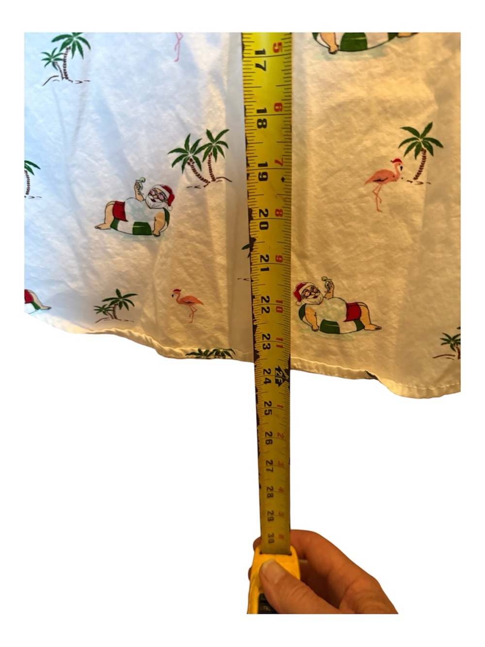 Casual White Tropical Print Short-Sleeve Shirt size Small - Picture 6 of 8